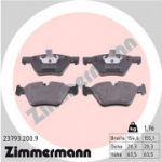 Piduriklotsi komplekt, ketaspidur ZIMMERMANN 23793.200.9