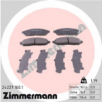 Piduriklotsi komplekt, ketaspidur ZIMMERMANN 24227.160.1