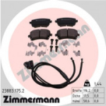 Piduriklotsi komplekt, ketaspidur ZIMMERMANN 23883.175.2
