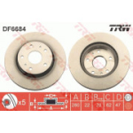 Piduriketas TRW DF6684