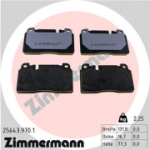 Piduriklotsi komplekt, ketaspidur ZIMMERMANN 25643.970.1