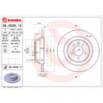 Piduriketas BREMBO 08.A536.11