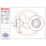 Piduriketas BREMBO 08.2559.24