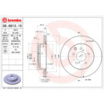 Piduriketas BREMBO 09.6912.10