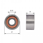 Seade ja juhtrull, hammasrihm GATES T41178