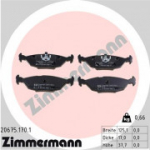 Piduriklotsi komplekt, ketaspidur ZIMMERMANN 20675.170.1