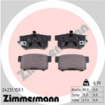 Piduriklotsi komplekt, ketaspidur ZIMMERMANN 24231.150.1
