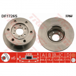 Piduriketas TRW DF1726S