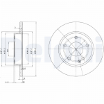 Piduriketas DELPHI BG3394