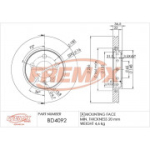 Piduriketas FREMAX BD-4092