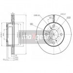 Piduriketas MAXGEAR 19-3346