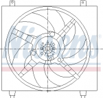 Ventilaator,mootorijahutus NISSENS 85362