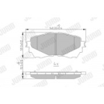 Piduriklotsi komplekt, ketaspidur JURID 573444J