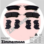 Piduriklotsi komplekt, ketaspidur ZIMMERMANN 25340.150.1