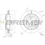 Piduriketas BREMSI CD7531V