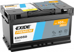 Aku EXIDE Premium EA1050 105Ah 850A