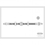 Pidurivoolik CORTECO 19032853