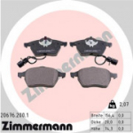 Piduriklotsi komplekt, ketaspidur ZIMMERMANN 20676.200.1