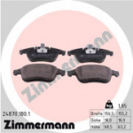 Piduriklotsi komplekt, ketaspidur ZIMMERMANN 24870.180.1