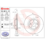 Piduriketas BREMBO 09.B614.10