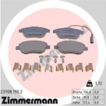 Piduriklotsi komplekt, ketaspidur ZIMMERMANN 23708.190.2