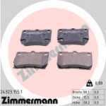 Piduriklotsi komplekt, ketaspidur ZIMMERMANN 24323.155.1