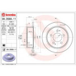 Piduriketas BREMBO 08.D568.11