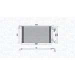 Kondensaator, kliimaseade MAGNETI MARELLI 350203962000
