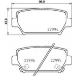 Piduriklotsi komplekt, ketaspidur HELLA 8DB 355 039-401