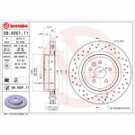 Piduriketas BREMBO 09.A301.11