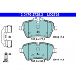 Piduriklotsi komplekt, ketaspidur ATE 13.0470-2725.2