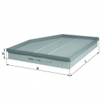 &Otilde;hufilter MAHLE ORIGINAL LX 982