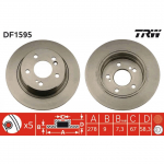 Piduriketas TRW DF1595