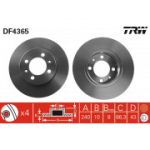 Piduriketas TRW DF4365