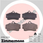 Piduriklotsi komplekt, ketaspidur ZIMMERMANN 21792.155.9