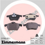 Piduriklotsi komplekt, ketaspidur ZIMMERMANN 23798.195.1