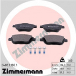 Piduriklotsi komplekt, ketaspidur ZIMMERMANN 24883.180.1