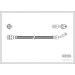 Pidurivoolik CORTECO 19032579