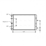 Radiaator, mootorijahutus AVA Clever Choice SAA2006