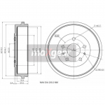 Piduritrummel MAXGEAR 19-3205