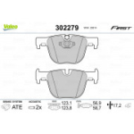 Piduriklotsi komplekt,ketaspidur VALEO 302279