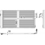 Kondensaator,kliimaseade MAHLE ORIGINAL AC 761 000S