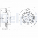Piduriketas DELPHI BG4144