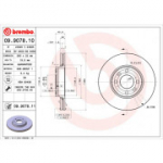 Piduriketas BREMBO 09.9078.10