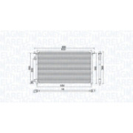 Kondensaator, kliimaseade MAGNETI MARELLI 350203970000