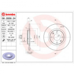 Piduriketas BREMBO 08.2938.24