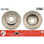 Piduriketas TRW DF1598