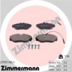 Piduriklotsi komplekt, ketaspidur ZIMMERMANN 21797.195.1