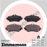 Piduriklotsi komplekt, ketaspidur ZIMMERMANN 23070.170.1