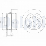 Piduriketas DELPHI BG3400